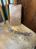 Loose eyeshield and cardboard sleeve on table