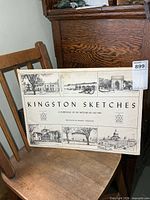 Portfolio cover showing Kingston Sketches title and artist