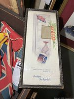 Full view of framed print showing artwork and frame