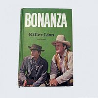 Front cover of Bonanza Killer Lion hardcover