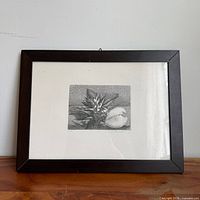front view of framed artwork