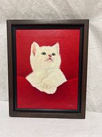 Framed painting front view