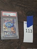Front view of PSA-slabbed Squirtle Illustration Rare card showing grade label