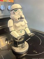 Front angled view of Stormtrooper figure on base