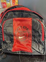 Front view showing Nike logo and color scheme
