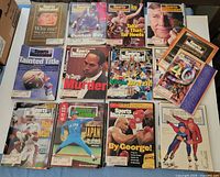 Group of Sports Illustrated magazines laid out showing assorted 1994 covers