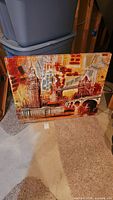 Front view of canvas showing full artwork