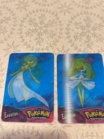 Front view of both lenticular cards upright