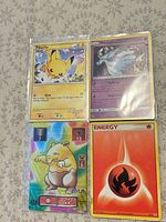 all four cards in sleeve