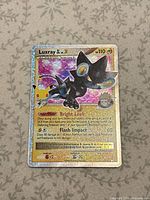 Front of Luxray LV.X 109/111 holographic card