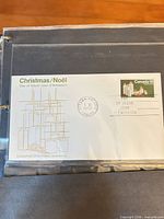 Full FDC in plastic sleeve showing stamp and cancel