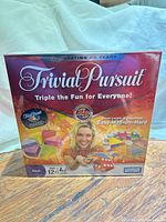 Front of sealed Trivial Pursuit 25th Anniversary Edition box