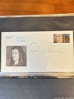Front view of entire first day cover