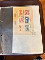 Full view of oversize FDC in sleeve
