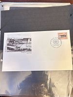 Full view of Canada Post First Day Cover envelope showing cachet, stamp and postmark