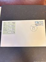 Entire front of first day cover showing stamp, cachet and cancellation