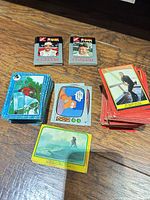 Overview of all card stacks and promo cards