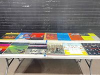 Full table view of 16 LP records