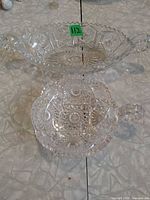 Both candy dishes top view