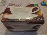 boxed Signature Housewares Feast gravy boat set
