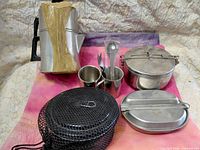Group shot of all cookware items laid out