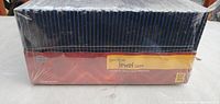 Top view wrapped in shrink film