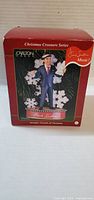 Front of boxed Frank Sinatra ornament