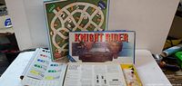 Front of Knight Rider game box with board and components visible