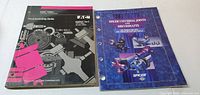 Front covers of both manuals