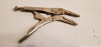 Full view of the Fuller 9906 locking pliers in closed position