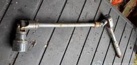 Ratchet, long extension, swivel socket laid out