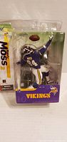 Front view of sealed Randy Moss action figure package