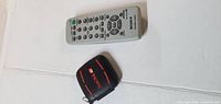 Front view of Sony remote and Nexxus case