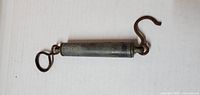 Overall view of metal spring scale side A
