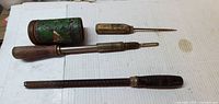 All four tools laid out showing overall condition