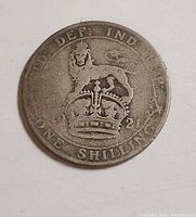 Reverse with crowned lion and denomination