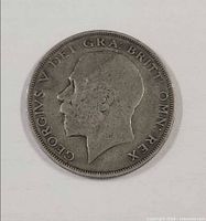 Obverse showing George V left-facing portrait and legend