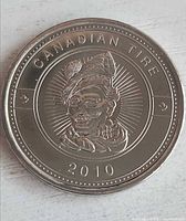 Obverse with Sandy McTire portrait and date 2010