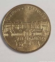 Obverse with Château de Versailles image and inscription