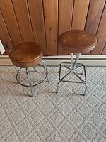 Both stools side by side