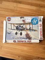 Front of Airfix Sopwith Pup model kit box