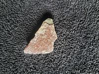 Front view showing pink druzy crystals