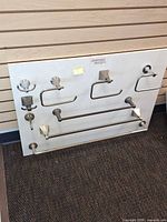 Full display board with all accessories visible