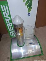 Everpure display stand holding sealed PBS-400 cartridge
