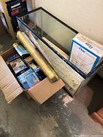 Tank with accessories box and bulbs