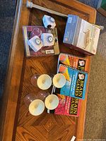 Overview of all items on table