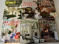 Group shot of all six magazine covers