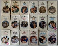 Front covers all 18 novels arranged in three rows