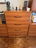 Front view full cabinet showing all four drawers and handles