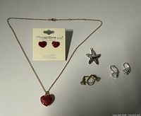 All jewellery items arranged together